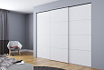 Белый встроенный шкаф NOVA – три двери